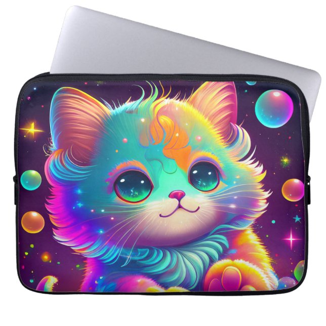 Housse Pour Ordinateur Portable Cute Kitten (Devant)