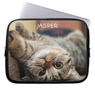 Housse Pour Ordinateur Portable Cute Kitty Chat Portable Personnalisé Manche