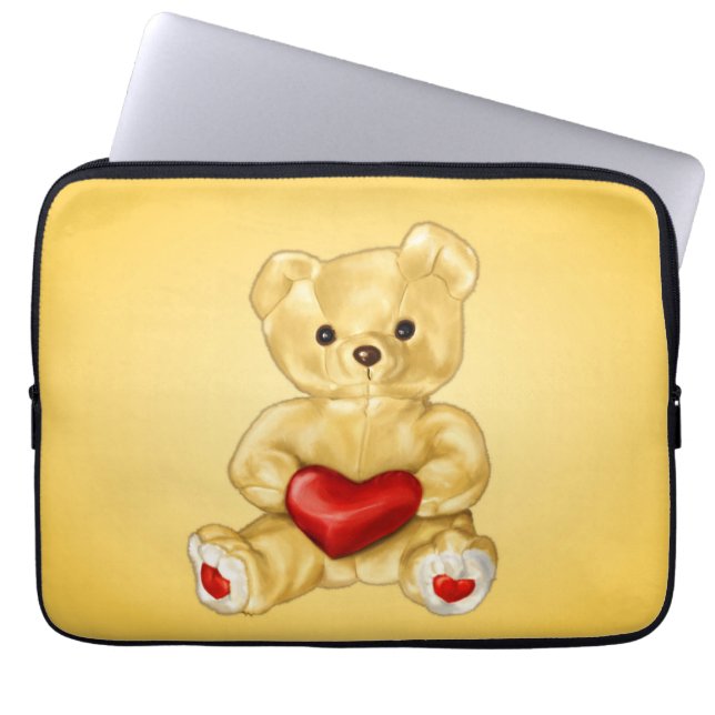 Housse Pour Ordinateur Portable Cute Teddy Hypnotist (Devant)