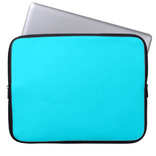 Housse Pour Ordinateur Portable Cyan Sky Blue Color Personnaliser