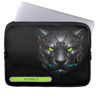 Housse Pour Ordinateur Portable Cyberpunk Panther Gamer Cybernétique Personnalisé