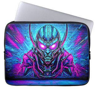 Housse Pour Ordinateur Portable Cyberpunk Vibe héroïque