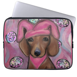 Housse Pour Ordinateur Portable Dachshund