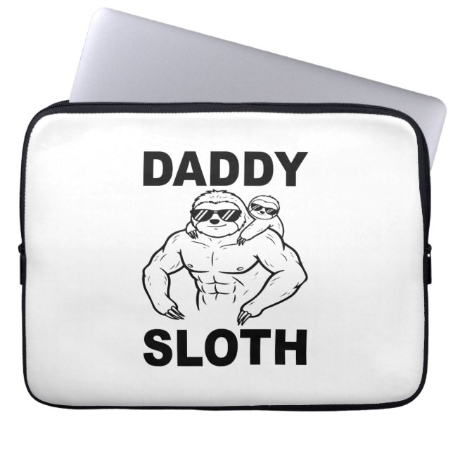 Housse Pour Ordinateur Portable Daddy Sloth (Devant)