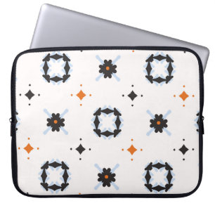 Housse Pour Ordinateur Portable Daisy Retro Floral vintage main Motif, Mer