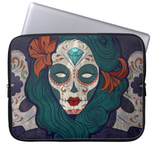 Housse Pour Ordinateur Portable Dames crâniennes
