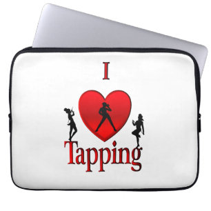 Housse Pour Ordinateur Portable Danse I Heart Tap