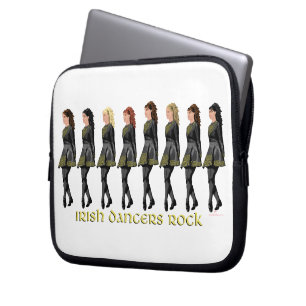 Housse Pour Ordinateur Portable Danseurs Irlandais Rock