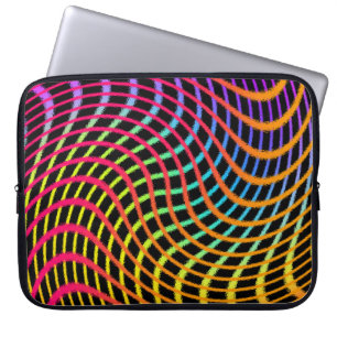 Housse pour ordinateur portable d'art abstrait jaz