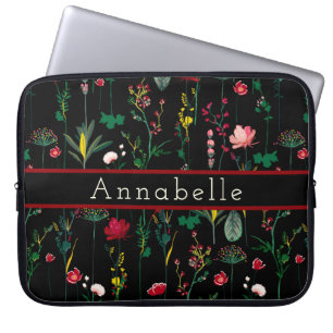 Housse Pour Ordinateur Portable De beaux Fleurs sauvages personnalisent
