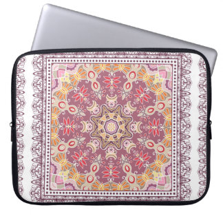 Housse Pour Ordinateur Portable Décor coloré sur arrière - plan blanc, 