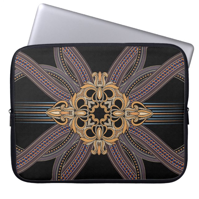 Housse Pour Ordinateur Portable Décoré de motifs élégants et luxueux. Roc (Devant)