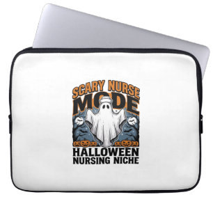 Housse Pour Ordinateur Portable Déguisement de nurse effrayant Halloween Ghost Nur