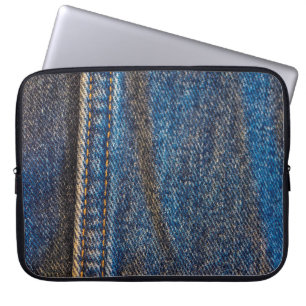 Housse Pour Ordinateur Portable Denim passé