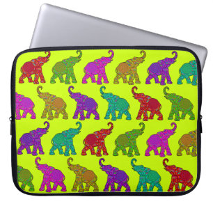 Housse Pour Ordinateur Portable Design de tuiles motifs Elephant Walk