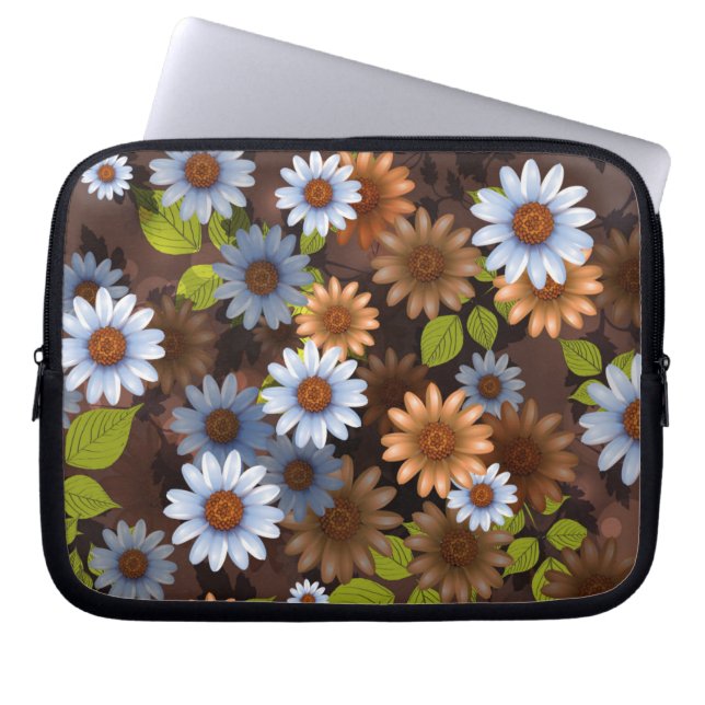 Housse Pour Ordinateur Portable Design floral 2 (Devant)