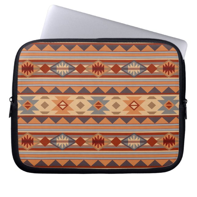 Housse Pour Ordinateur Portable Design Motif Sud-Ouest Tan (Devant)