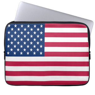 Housse Pour Ordinateur Portable Dessin de fierté de drapeau américain USA
