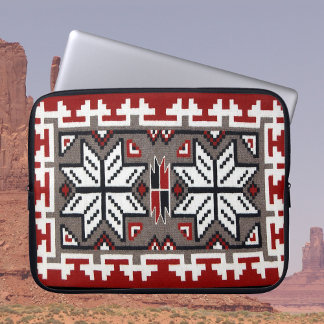 Housse Pour Ordinateur Portable Deux collines grises tissant