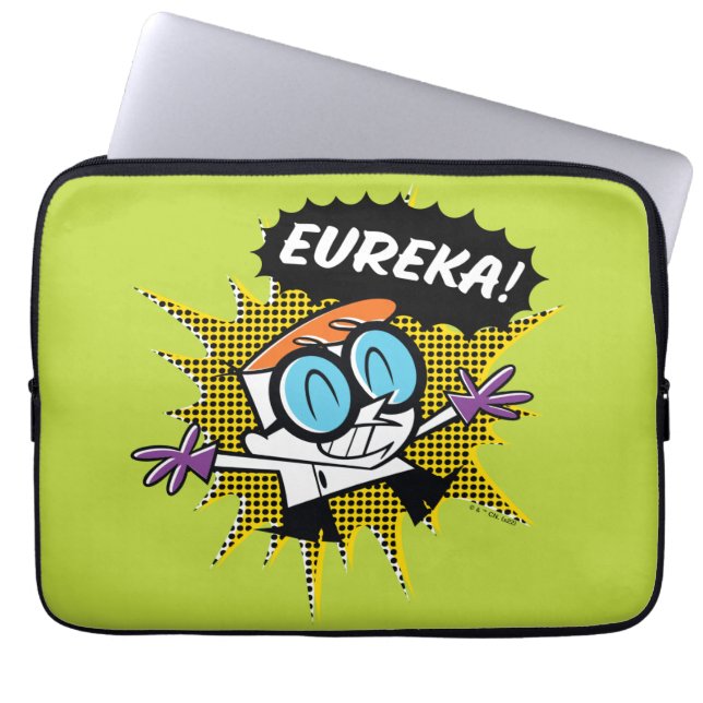 Housse Pour Ordinateur Portable Dexter "Eureka !" Graphique de légende demi-ton (Devant)
