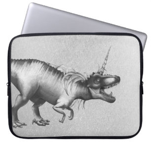 Housse Pour Ordinateur Portable Dinocorn Chrome Dinosaure à cornes de licorne d'