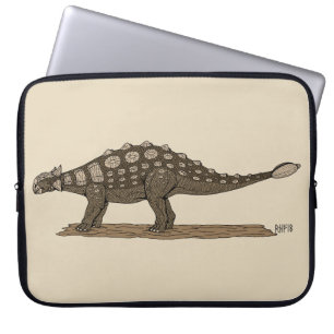 Housse Pour Ordinateur Portable Dinosaure crétacé Ankylosaurus
