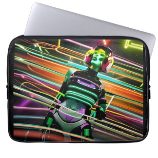 Housse Pour Ordinateur Portable Disco spatial zombie