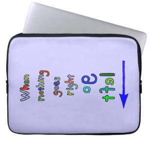Housse Pour Ordinateur Portable Disparaissent la douille inspirée drôle