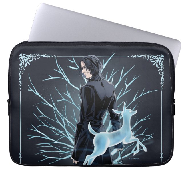 Housse Pour Ordinateur Portable Doe Patronus d'Anime Severus Snape (Devant)