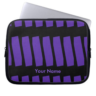 Housse Pour Ordinateur Portable Douille abstraite, pourpre et noir d'ordinateur