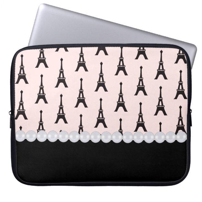 Housse Pour Ordinateur Portable Douille chic d'ordinateur portable de Paris (Devant)