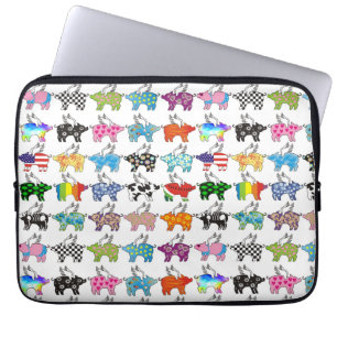 Housse Pour Ordinateur Portable douille de porc de vol