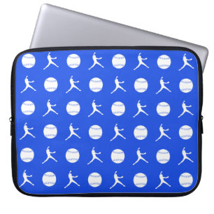Housse Pour Ordinateur Portable Douille d'ordinateur portable de Fastpitch de bleu