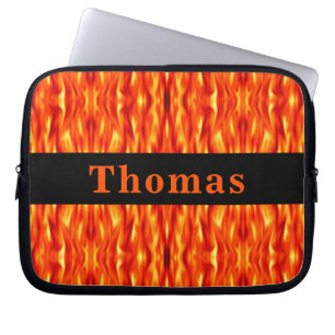 Housse Pour Ordinateur Portable Douille d'ordinateur portable du feu d'abrégé su