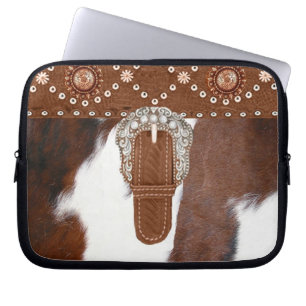 Housse Pour Ordinateur Portable Douille occidentale d'ordinateur portable de "peau