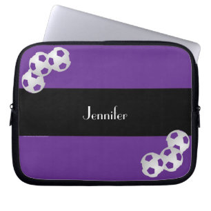Housse Pour Ordinateur Portable Douille, pourpre et noir d'ordinateur portable du