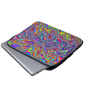 Housse Pour Ordinateur Portable Douille psychédélique vive 10" d'ordinateur