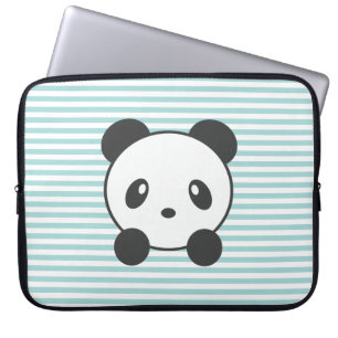 Housse Pour Ordinateur Portable Douille rayée d'ordinateur portable de panda