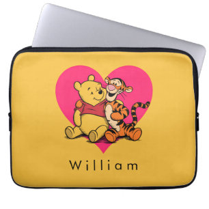 Housse Pour Ordinateur Portable Doux Winnie l'ourson et Tigger