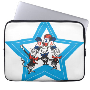 Housse Pour Ordinateur Portable Dr. Seuss Chapeaux graphiques USA pour petits ch
