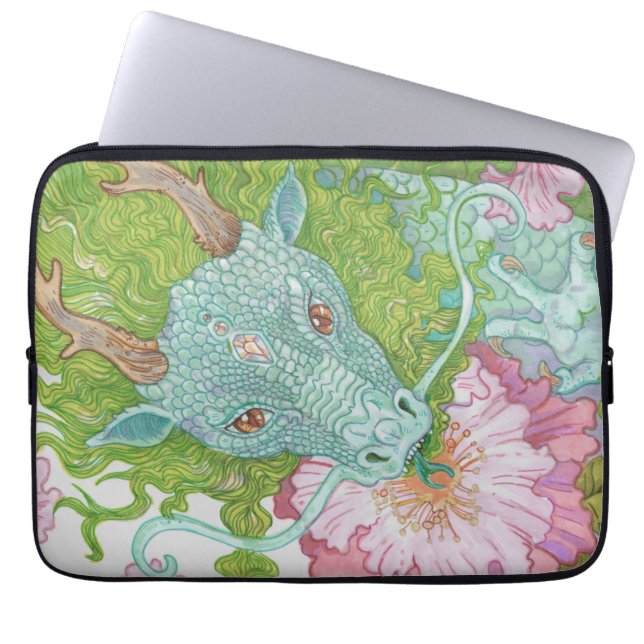 Housse Pour Ordinateur Portable Dragon de nectar (Devant)