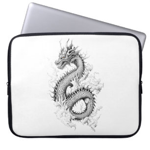 Housse Pour Ordinateur Portable Dragon Imaginaire animal sauvage illustration Art