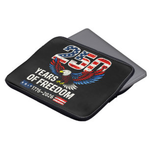 Housse Pour Ordinateur Portable drapeau américain 250e anniversaire américain