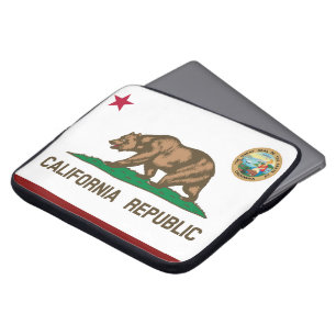 Housse Pour Ordinateur Portable Drapeau de Californie