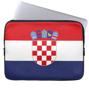 Housse Pour Ordinateur Portable Drapeau de Croatie