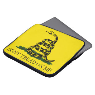 Housse Pour Ordinateur Portable Drapeau de Gadsden (Ne marchez pas sur moi) (Drape