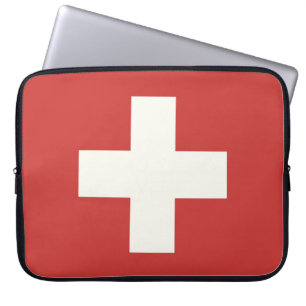 Housse Pour Ordinateur Portable Drapeau de la Suisse