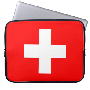 Housse Pour Ordinateur Portable Drapeau de la Suisse