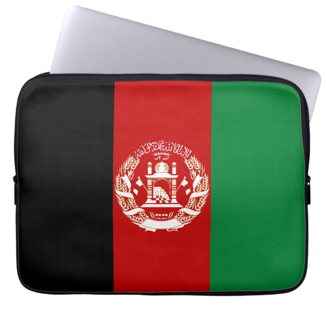 Housse Pour Ordinateur Portable Drapeau de l'Afghanistan (Devant)