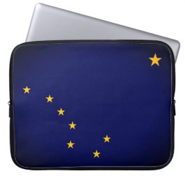 Housse Pour Ordinateur Portable Drapeau de l'Alaska